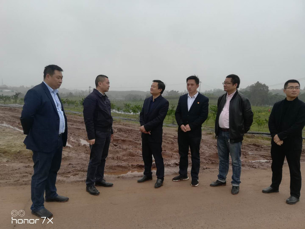 熱烈歡迎隆昌市委領導視察隆昌樹人農(nóng)業(yè)科技有限公司